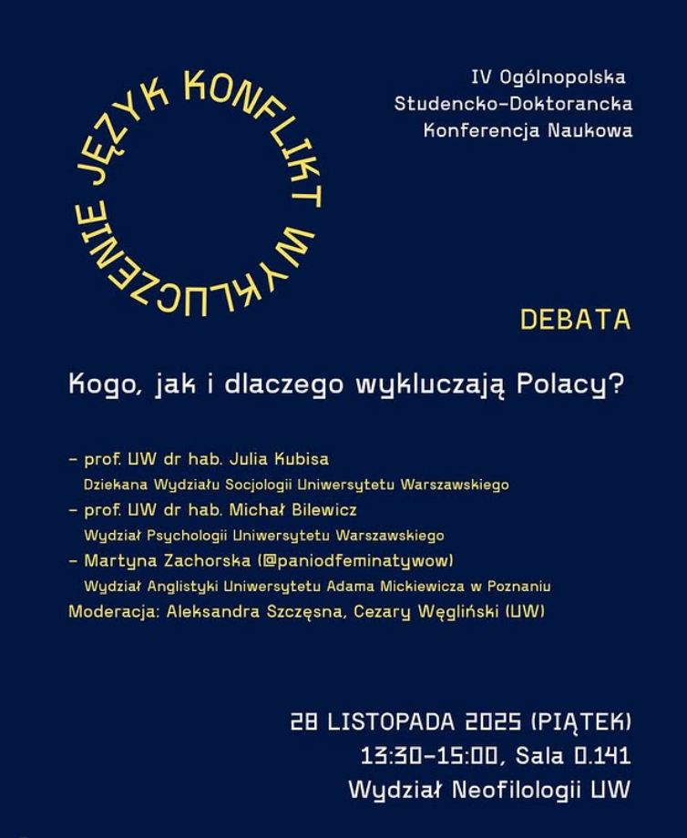 Pierwszy dzień Konferencji „Język-konflikt-wykluczenie” za nami